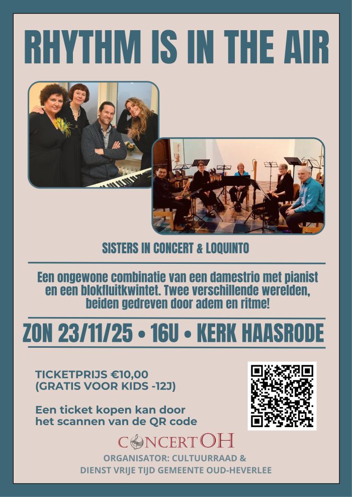 Affiche concert Rythm is in the air.